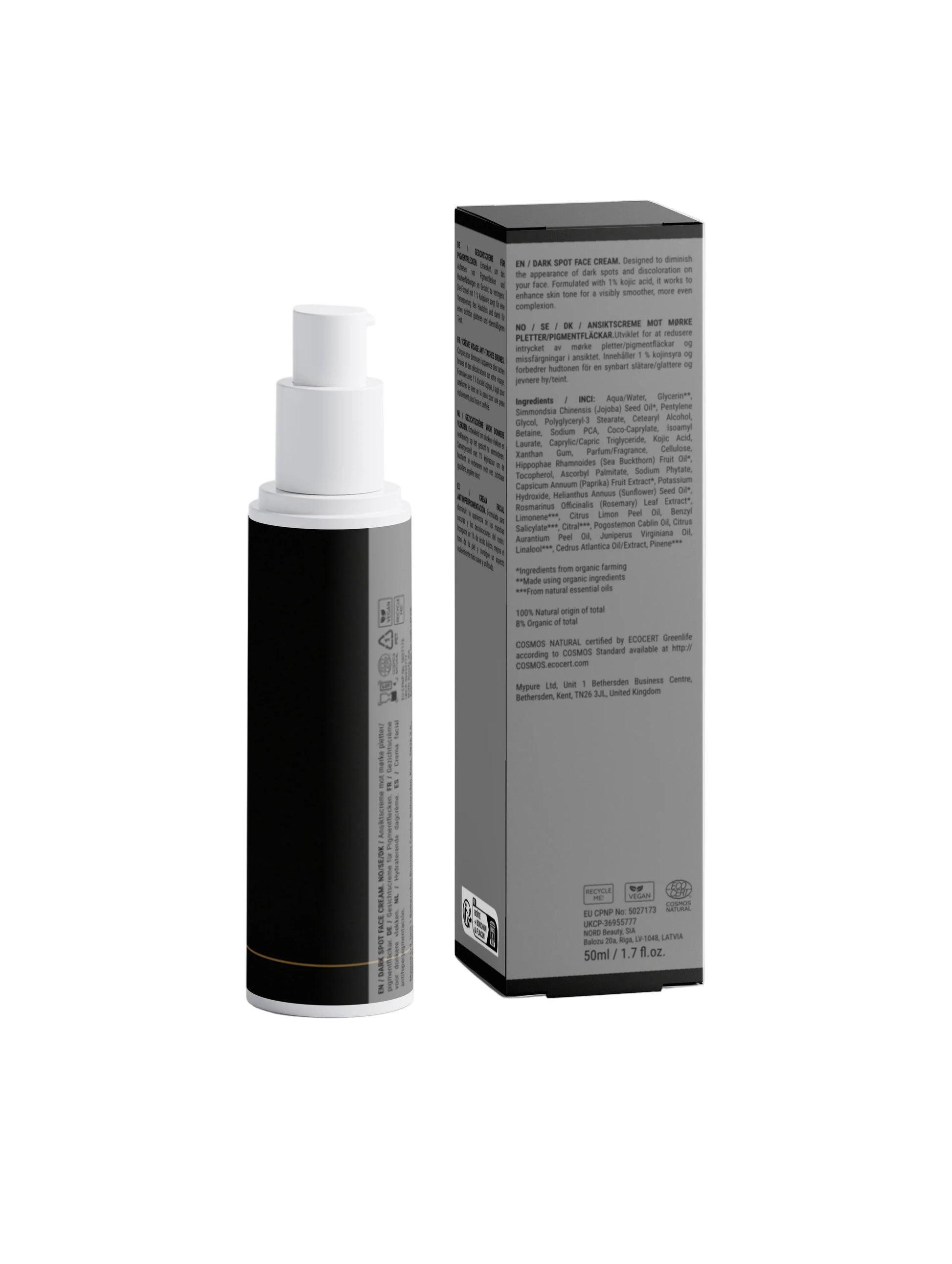 Dark Spot Face Cream with Kojic Acid